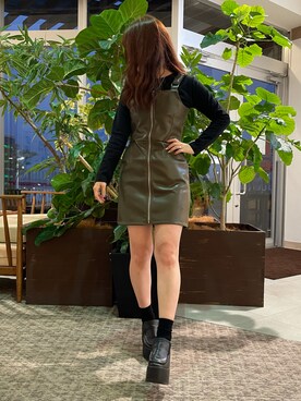 レザーワンピース の人気ファッションコーディネート Wear レザーワンピース の人気ファッションコーディネート Wear