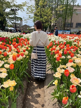 erikaさん（レディース・159cm）の春コーディネート