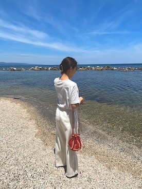 「sneeuw（スニュウ）のアイテム」を使った、erikaさん（レディース・159cm）の秋コーディネート