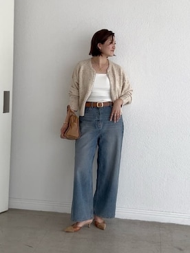 「アイテム（バッグ）」を使った、shihoさん（レディース・165cm・30代）の夏コーディネート