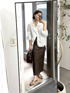 「アイテム（スカート）」を使った、shihoさん（レディース・165cm・30代）の夏コーディネート