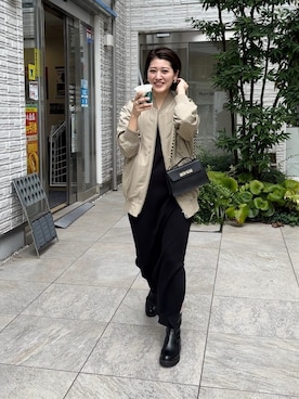 完売 リヴドロワ ロングMA-1ライトコート ベージュ 完売 リヴドロワ