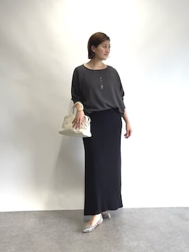 「アラフォーコーデ」｜shihoさん（レディース・165cm）の夏コーディネート