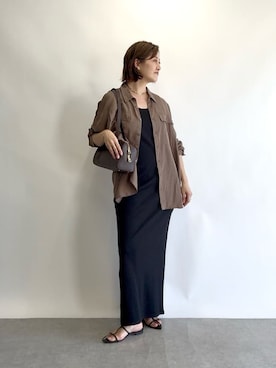 「アイテム（ショルダーバッグ）」を使った、shihoさん（レディース・165cm・30代）の夏コーディネート