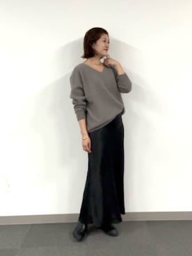 「アイテム（アクセサリー）」を使った、shihoさん（レディース・165cm・30代）の秋コーディネート