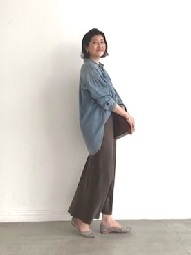 「骨格ウェーブ」｜shihoさん（レディース・165cm・30代）の秋コーディネート
