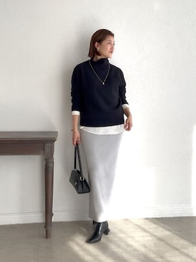 「アイテム（ハンドバッグ）」を使った、shihoさん（レディース・165cm・30代）の冬コーディネート