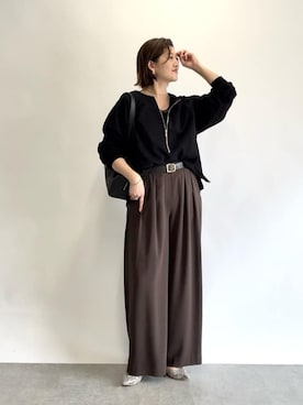 「スウェットコーデ」｜shihoさん（レディース・165cm）の秋コーディネート