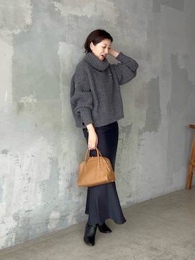 「アイテム（ブーツ）」を使った、shihoさん（レディース・165cm・30代）の秋コーディネート