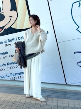 「アイテム（キャミソール）」を使った、shihoさん（レディース・165cm）の冬コーディネート