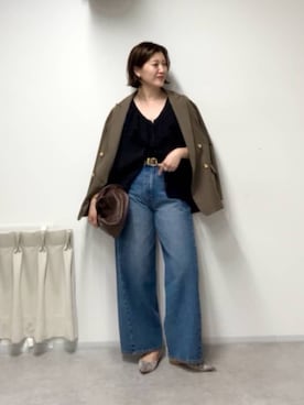 「アイテム（テーラードジャケット）」を使った、shihoさん（レディース・165cm・30代）の夏コーディネート