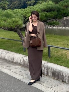「アイテム（ワンピース）」を使った、shihoさん（レディース・165cm）の夏コーディネート