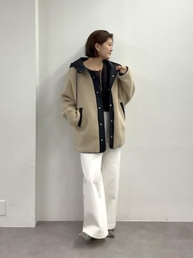 「アイテム（その他アウター）」を使った、shihoさん（レディース・165cm・30代）の冬コーディネート