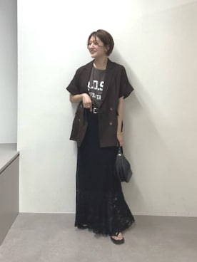 shihoさん（レディース・165cm）の春コーディネート