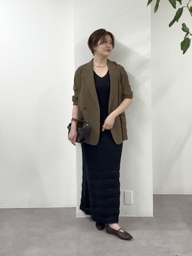 「RIVE DROITE（リヴドロワ）のアイテム（バッグ）」を使った、shihoさん（レディース・165cm）の春コーディネート