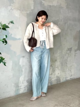 「骨格ウェーブ」｜shihoさん（レディース・165cm・30代）の秋コーディネート