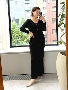 「アイテム（ワンピース/ドレス）」を使った、shihoさん（レディース・165cm）の秋コーディネート