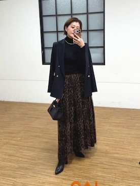 「アイテム（テーラードジャケット）」を使った、shihoさん（レディース・165cm）の秋コーディネート