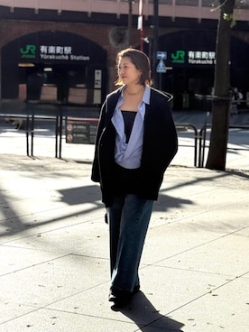 「アイテム（キャミソール）」を使った、shihoさん（レディース・165cm）の冬コーディネート