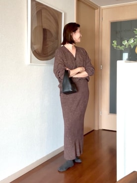 「おでかけコーデ」｜shihoさん（レディース・165cm）の冬コーディネート