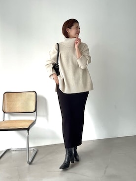 「アイテム（スカート）」を使った、shihoさん（レディース・165cm・30代）の秋コーディネート