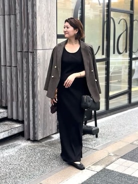 「骨格ウェーブ」｜shihoさん（レディース・165cm・30代）の秋コーディネート