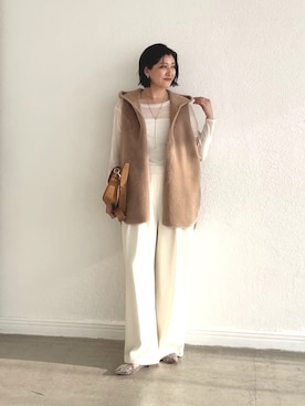 「アイテム（その他アウター）」を使った、shihoさん（レディース・165cm）の秋コーディネート
