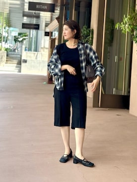 「アイテム（チョーカー）」を使った、shihoさん（レディース・165cm）の夏コーディネート
