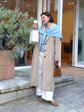 「アイテム（ハンドバッグ）」を使った、shihoさん（レディース・165cm・30代）の冬コーディネート