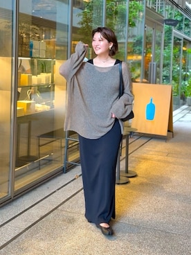 「アイテム（ワンピース/ドレス）」を使った、shihoさん（レディース・165cm・30代）の秋コーディネート