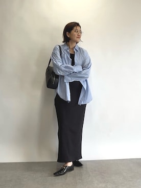 「アイテム（ショルダーバッグ）」を使った、shihoさん（レディース・165cm・30代）の夏コーディネート