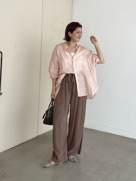 「アラフォーコーデ」｜shihoさん（レディース・165cm）の夏コーディネート