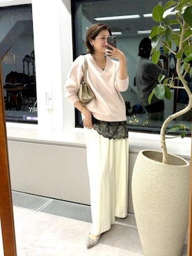 「アイテム（キャミソール）」を使った、shihoさん（レディース・165cm）の秋コーディネート