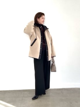 「RIVE DROITE（リヴドロワ）のアイテム」を使った、shihoさん（レディース・165cm）の冬コーディネート