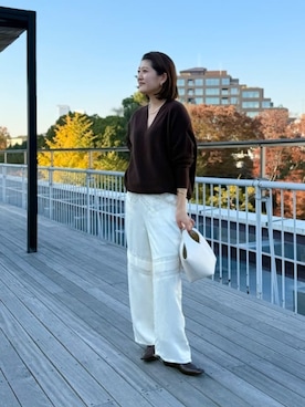 「イエベ春」｜shihoさん（レディース・165cm）の秋コーディネート