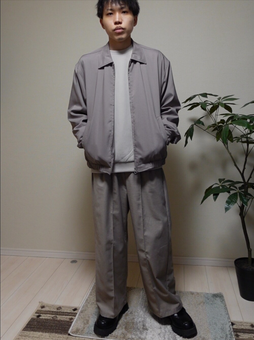 WYM LIDNM（ウィム バイ リドム）の「VINTAGE OVERSIZED ZIP-BLOUSON 