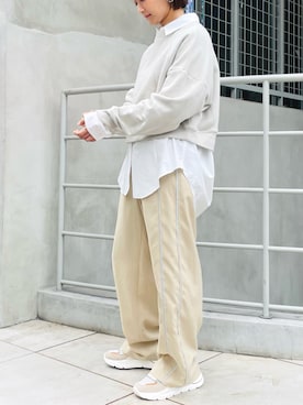 D.A.T.E. デイト B'2nd別注FUGA グレー✖️ホワイトサイズ39 D.A.T.E.（デイト）の「D.A.T.E.（デイト）B'2nd 別注FUGA