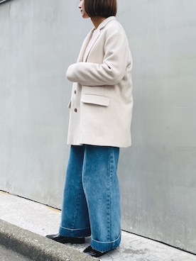 「WEEJUNS（ウィージャンズ）のアイテム」を使った、san🦔さん（レディース・158cm）の秋コーディネート