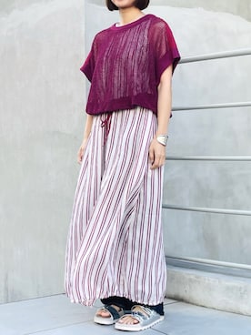 san🦔さん（レディース・158cm）の夏コーディネート