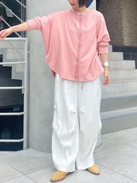 「Nothing And Others（ナッシングアンドアザーズ）のアイテム」を使った、san🦔さん（レディース・158cm）の夏コーディネート