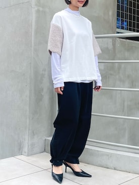 「ZARA（ザラ）のアイテム（パンプス）」を使った、san🦔さん（レディース・158cm）の秋コーディネート