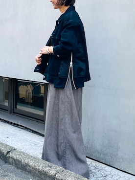 「アイテム（ブレスレット）」を使った、san🦔さん（レディース・158cm）の秋コーディネート