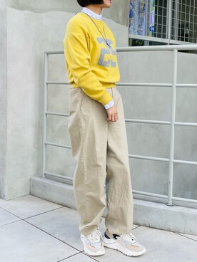 「D.A.T.E.（デイト）のアイテム」を使った、san🦔さん（レディース・158cm）の冬コーディネート