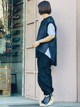 san🦔さん（レディース・158cm）の春コーディネート