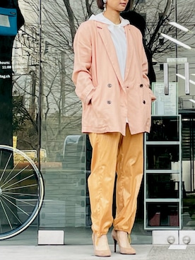 san🦔さん（レディース・158cm）の春コーディネート