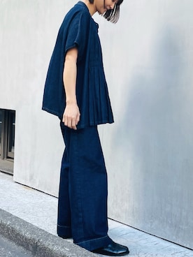 「WEEJUNS（ウィージャンズ）のアイテム」を使った、san🦔さん（レディース・158cm）の春コーディネート