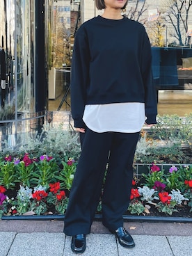 「WEEJUNS（ウィージャンズ）のアイテム」を使った、san🦔さん（レディース・158cm）の冬コーディネート