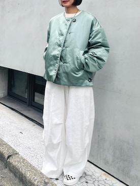 「VANS（バンズ）のアイテム（シューズ）」を使った、san🦔さん（レディース・158cm）の秋コーディネート