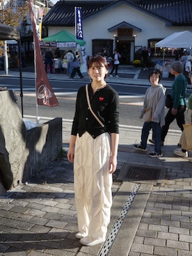 「BEAMS（ビームス）のアイテム」を使った、マリリンさん（レディース・169cm）の秋コーディネート