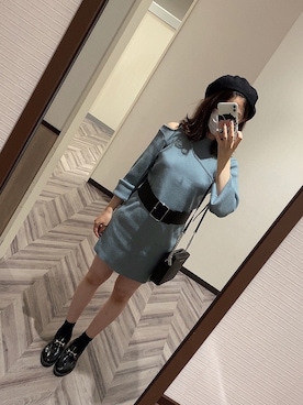 미리아さんの（AZUL by moussy | アズールバイマウジー）を使ったコーディネート